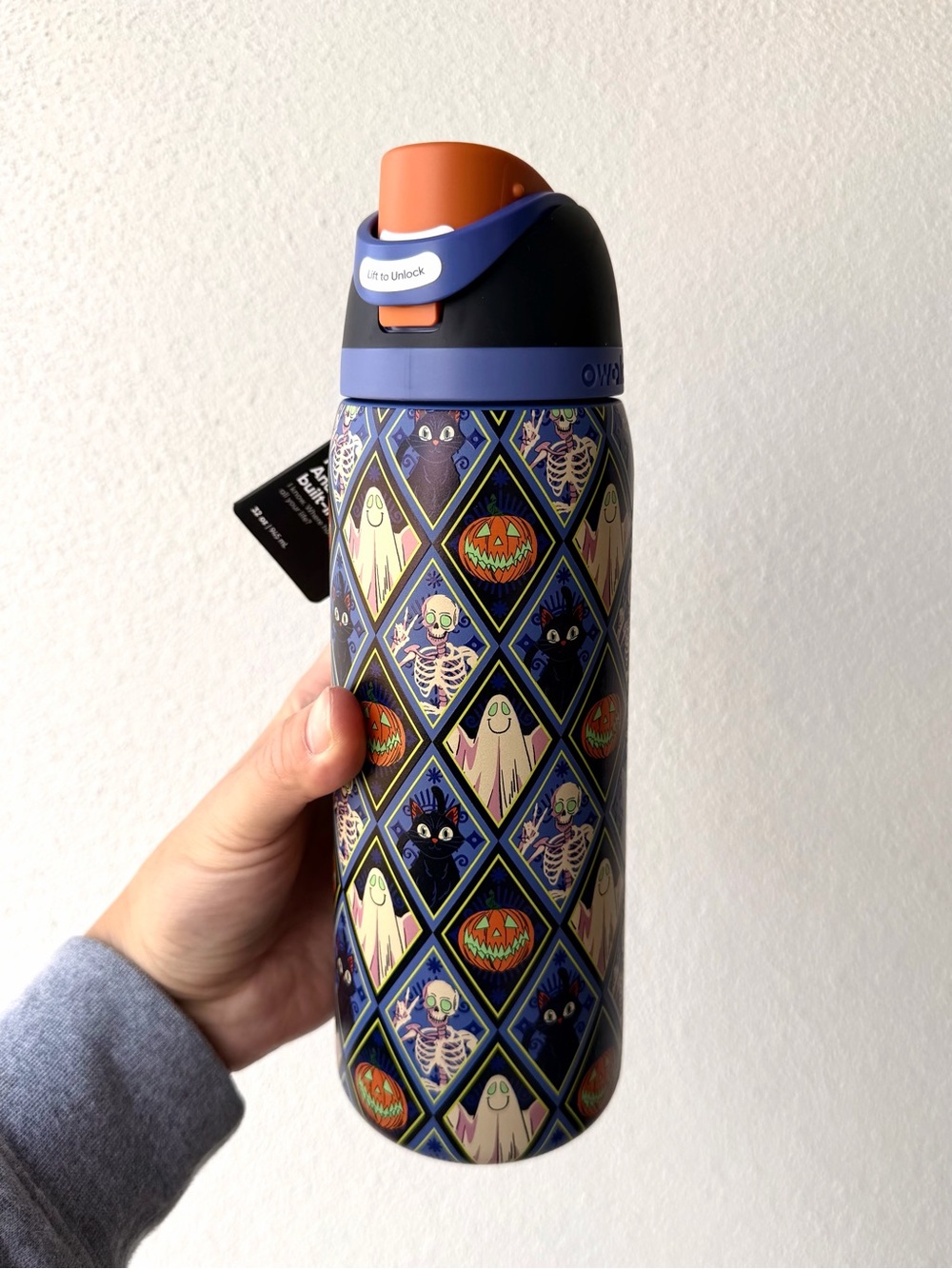 Halloween Owala Water Bottle 32oz Insulated Tumbler